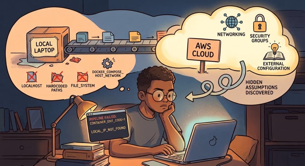I Deployed My Data Pipeline to AWS. Then Everything That Was “Local” Broke.