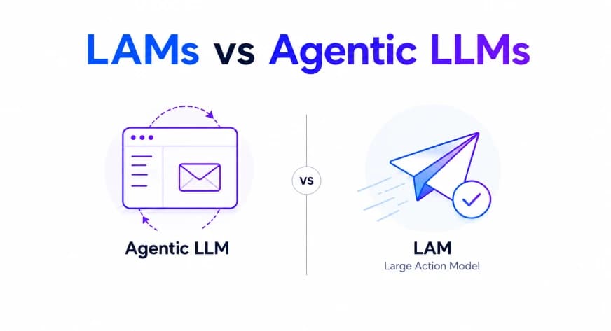 Large Action Models (LAMs) vs Agentic LLMs: What’s the Real Difference?