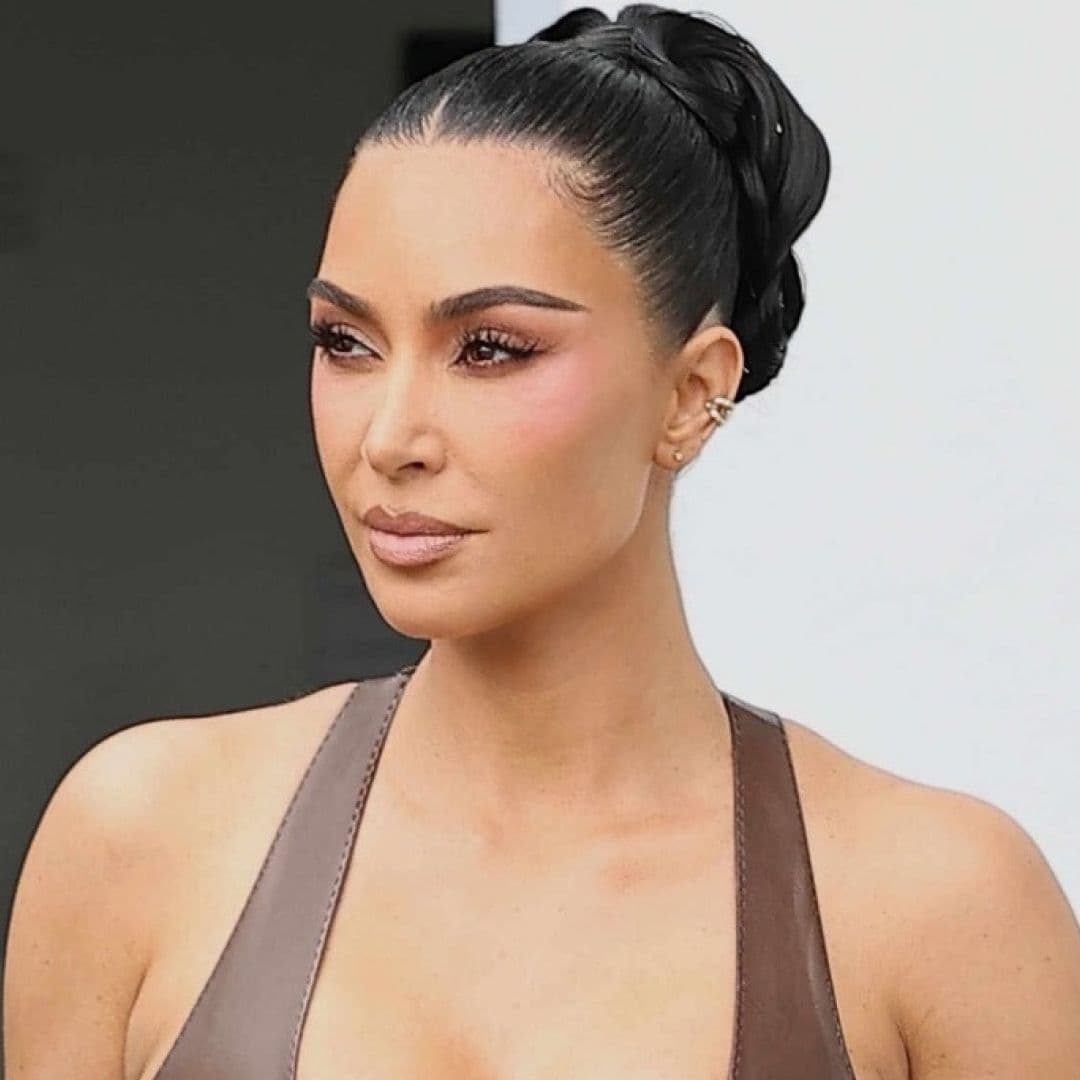  The Leather Trench Coat Trend Third-Wheels Kim Kardashian and Lewis Hamilton Again 