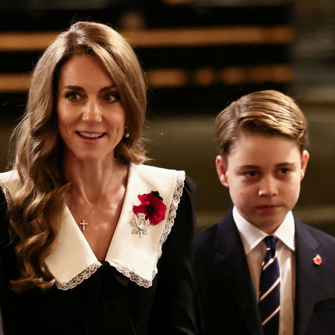  Prince George Replaces Dad Prince William During an Unexpected Royal Visit "Honoring Service and Sacrifice" With Mom Princess Kate 