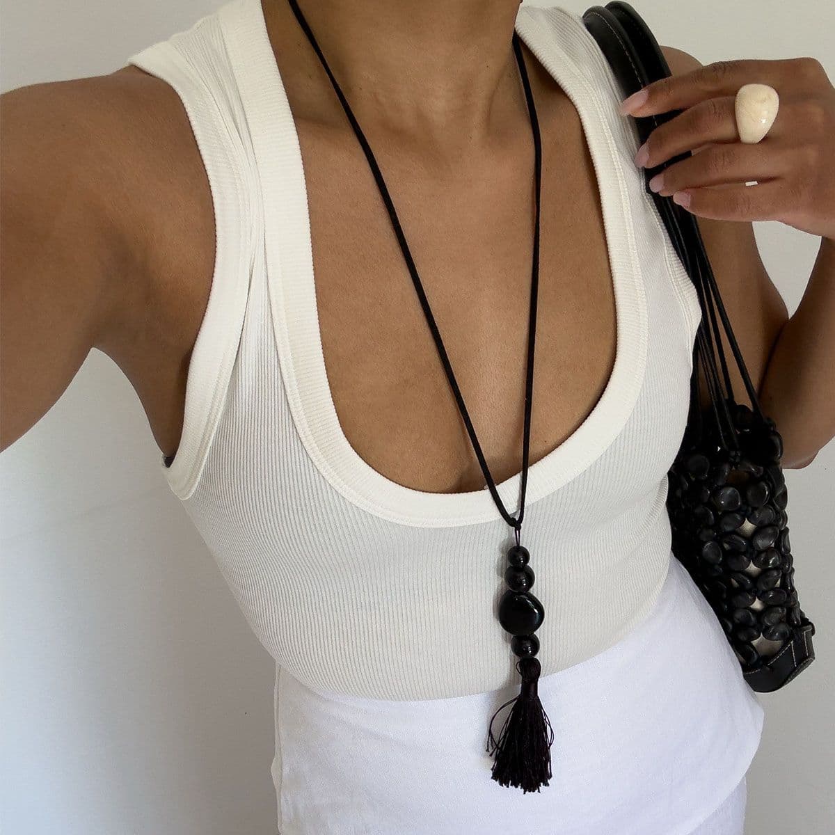  8 Specific Summer Trends Fashion People Are Wearing With Their Basic Tank Tops This Summer 