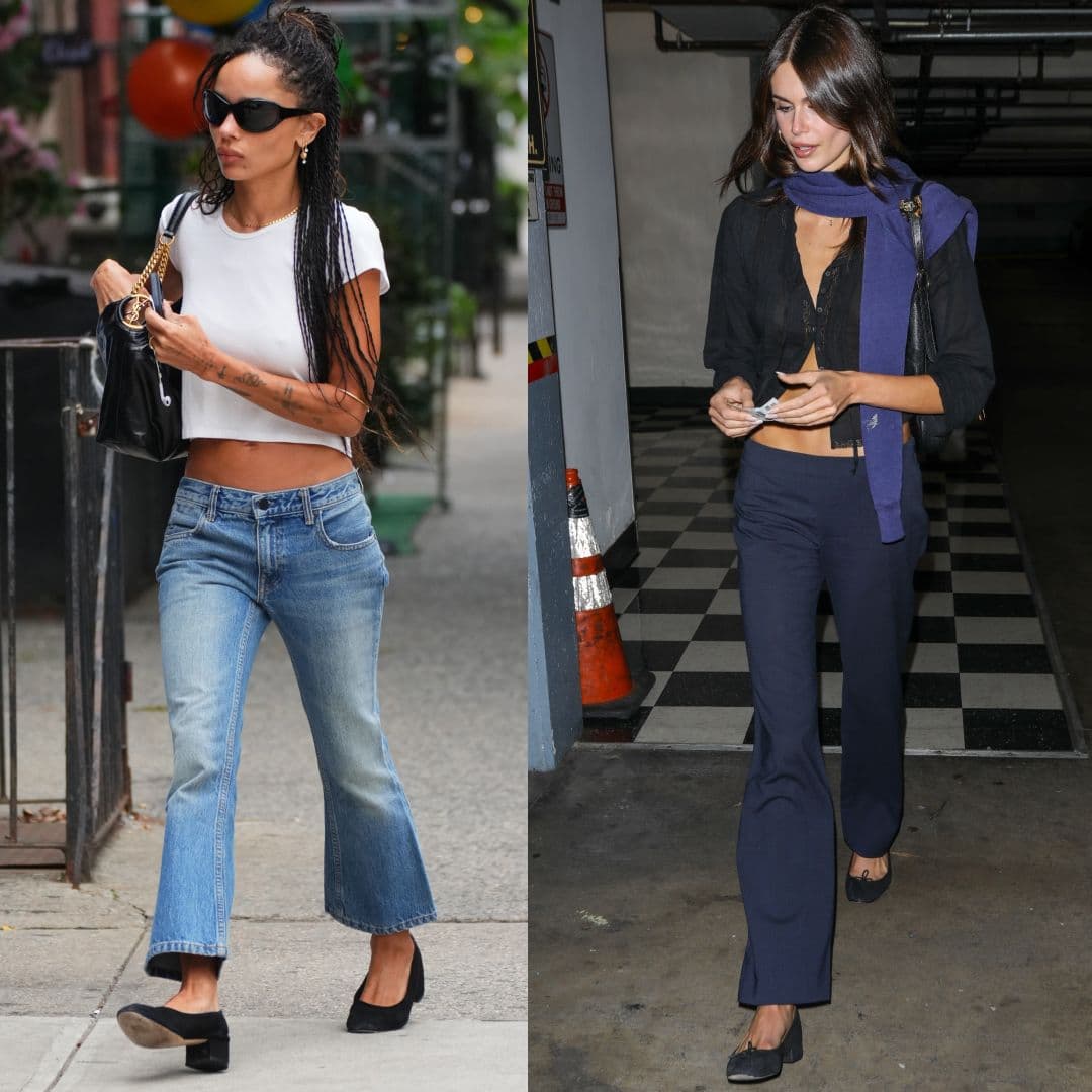  Forget Flat Ballet Shoes This Fall—Celebrities Are Giving the Trend a Lift for Fall 