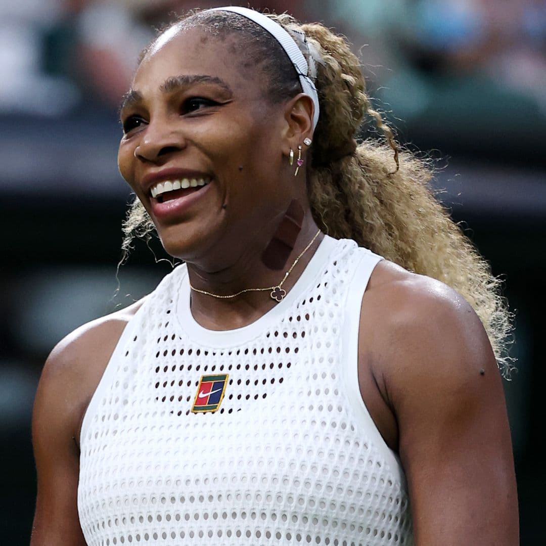  Serena Williams Returns to Wimbledon After Four Years in an Eyelet Nike Tennis Dress 