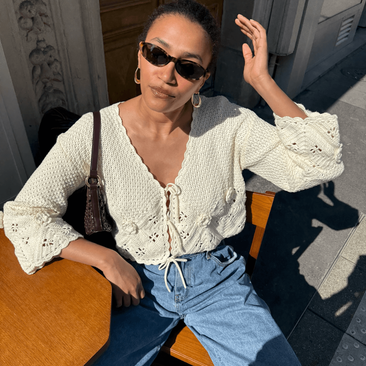  From Paris to London, Here's How Chic European Women Are Wearing a Blouse and Jeans This Summer 