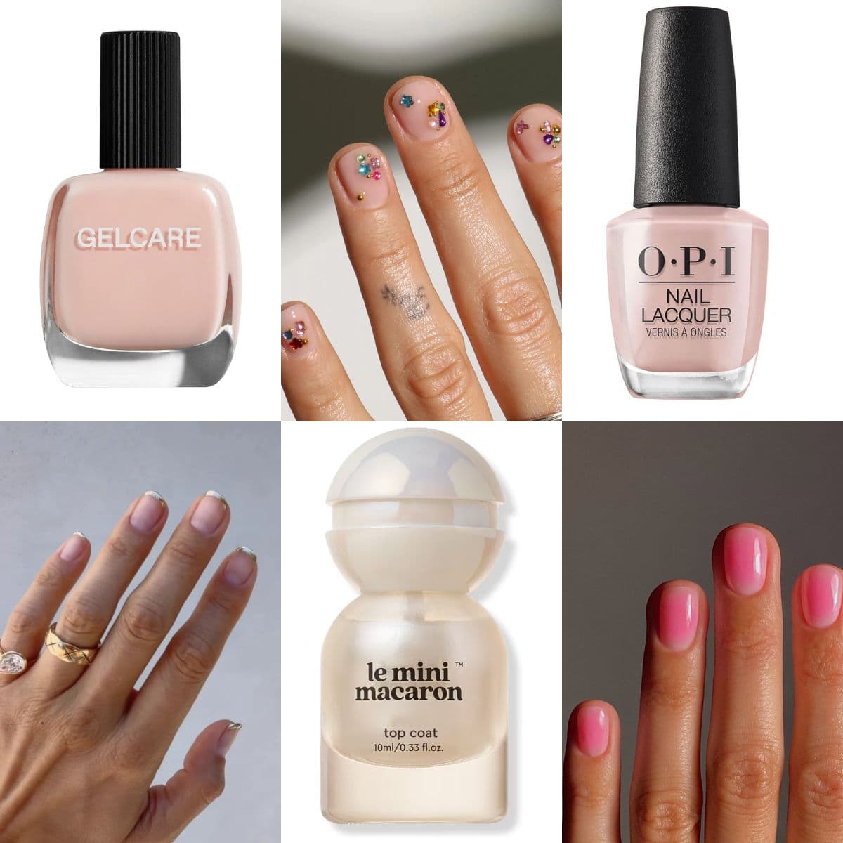  The 6 Best Manicures of the Week Are All About Minimalist Bare Nails with Glam Accents 