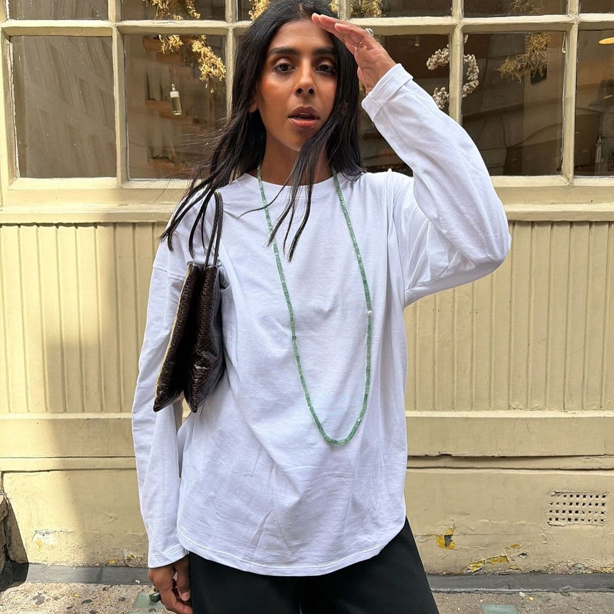  This Fashion-Person Basic Looks as Good Now as It Will This Fall 