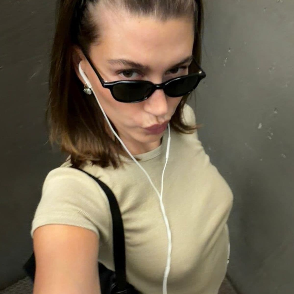 Forget Bandanas and Silk Scarves: Hailey Bieber Is Wearing This '90s Accessory in Her Hair Instead