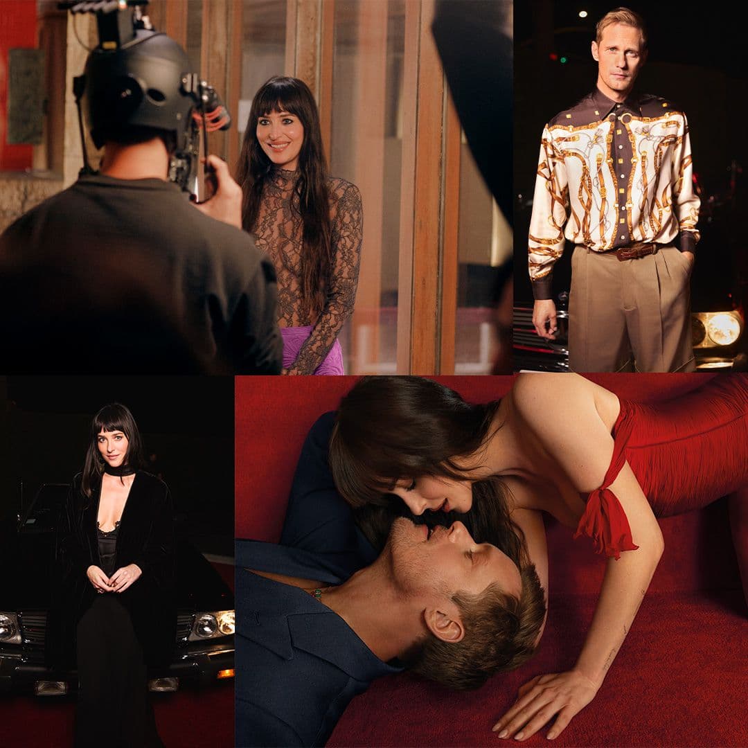 Dakota Johnson and Alexander Skarsgård on Saunas, Fragrance, and "Making Out All Over the Place" 