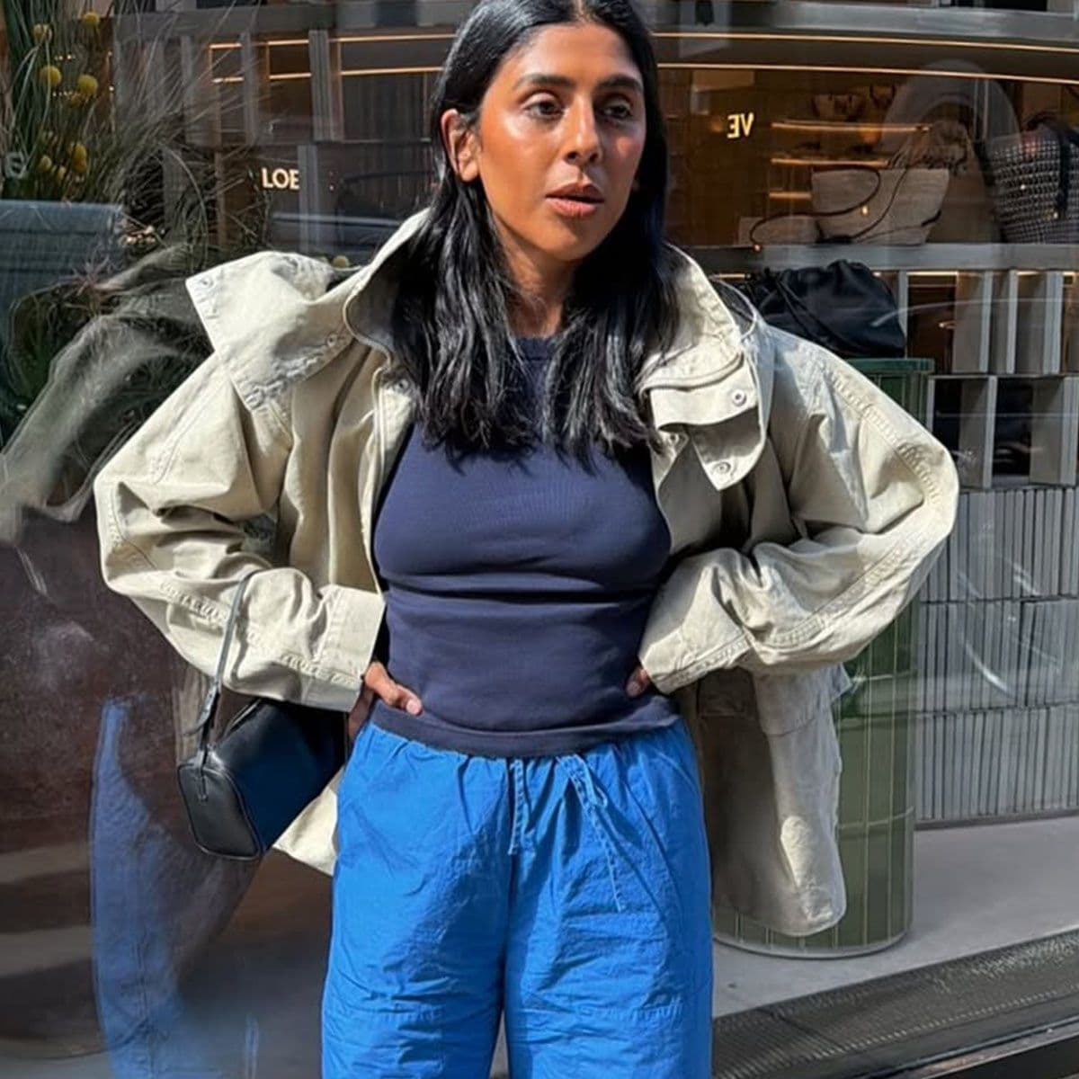  Not Black, Not White: The Bold Summer Pant Color Fashion People Are Wearing Instead 