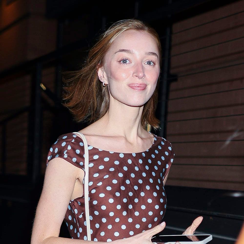  Black-and-White Polka-Dot Dresses Are Chic, But It Girls Are Choosing the Print in This Trendy Color 