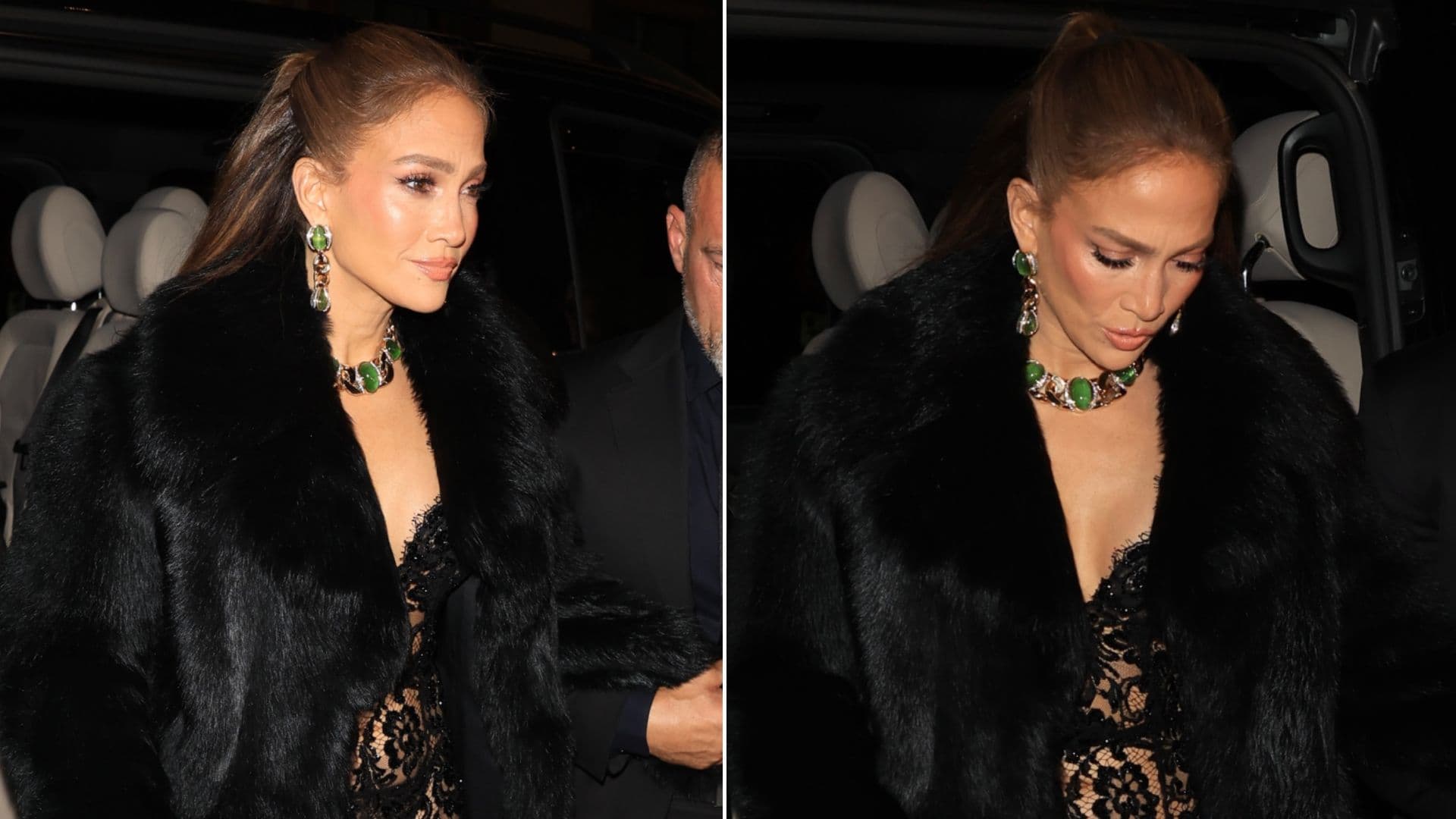 JLo's Milan Moment in Lingerie-Inspired Evening Dressing