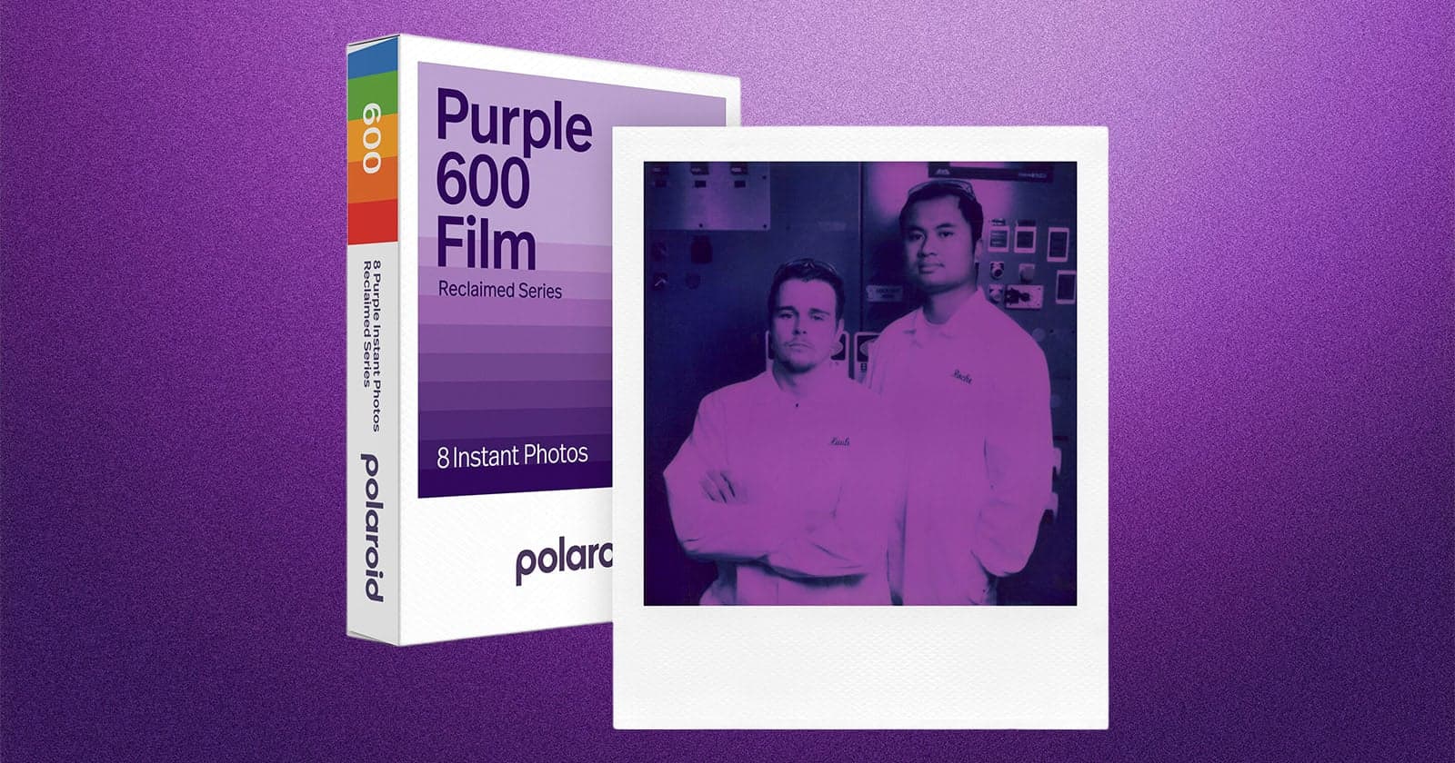 Polaroid’s Limited Edition Purple Film Gives ‘Waste a Second Life’