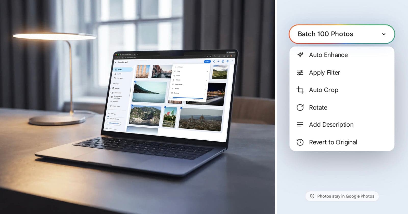 New Chrome Extension Brings Batch Editing to Google Photos