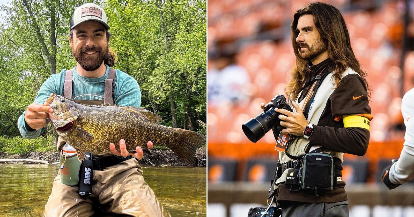 Photographer Hit By NFL Player Back in the Spotlight, This Time for Fishing