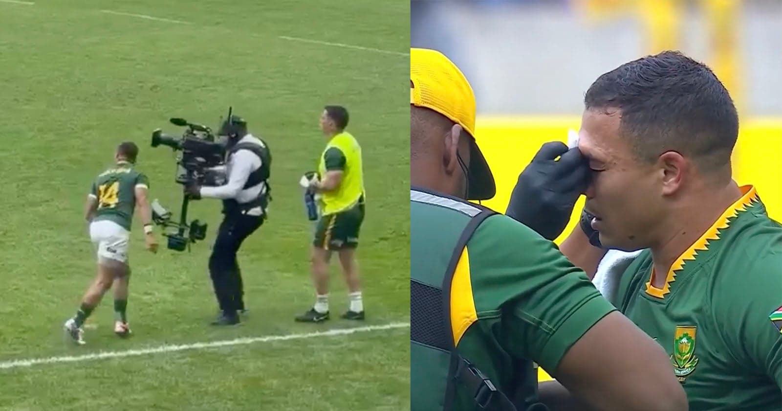 Cameraman Slammed For Stepping Onto the Field and Causing Injury to Player