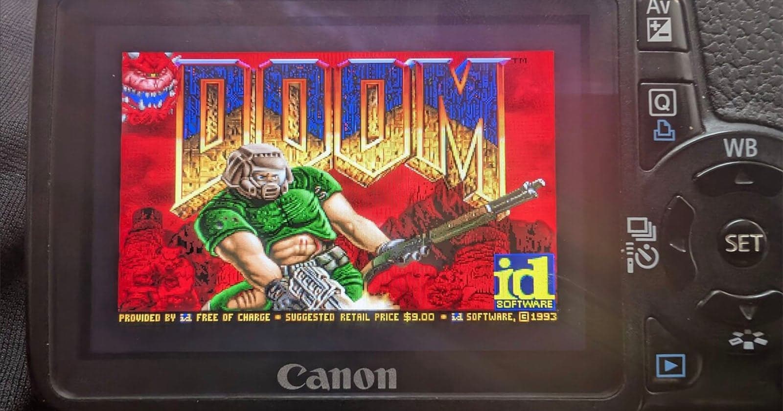 You Can Play Doom On a 16-Year-Old Canon DSLR