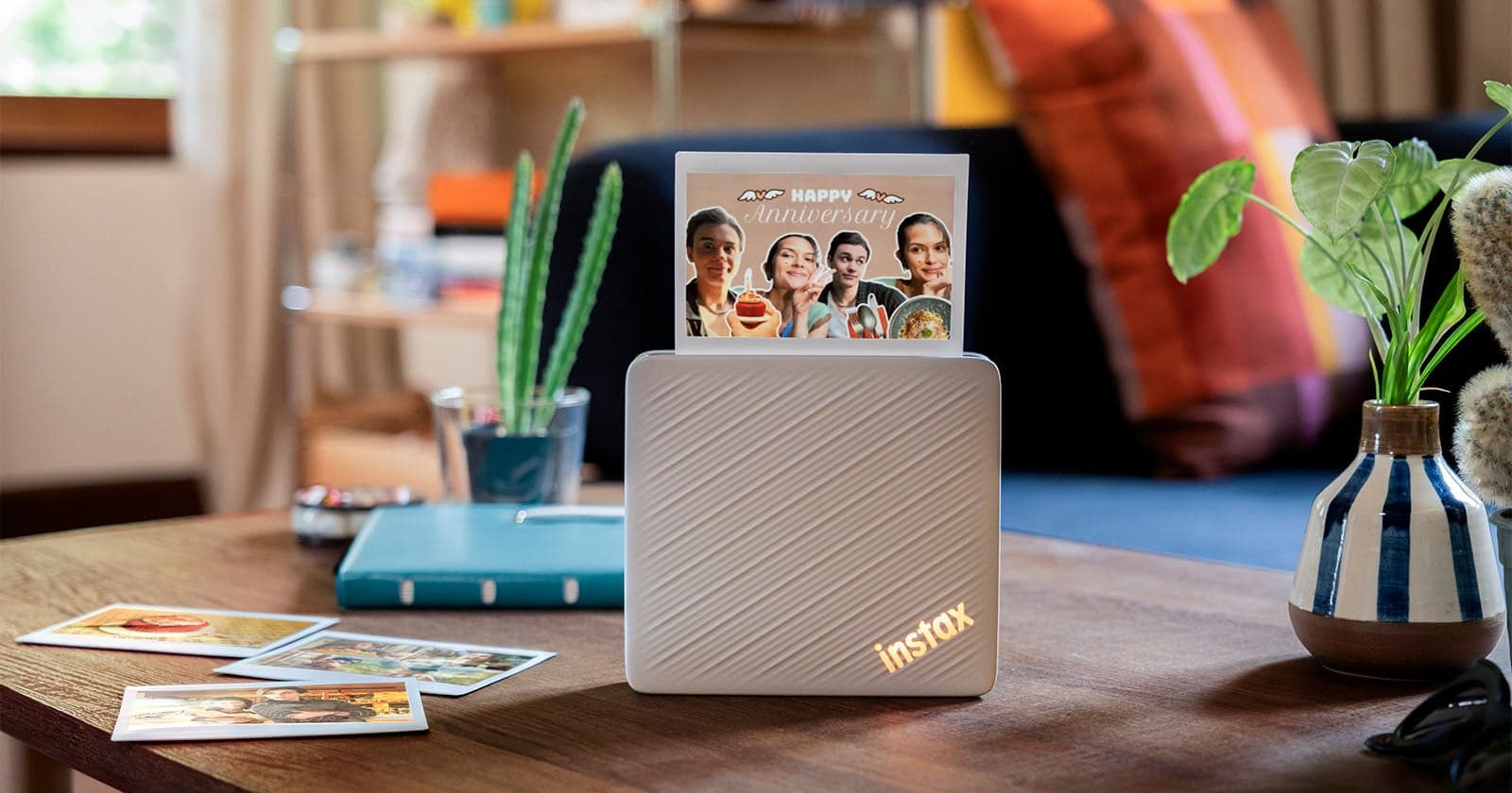 The Fujifilm Instax Link Wide 2 Portable Printer Puts Your Smartphone Photos Onto Instant Film
