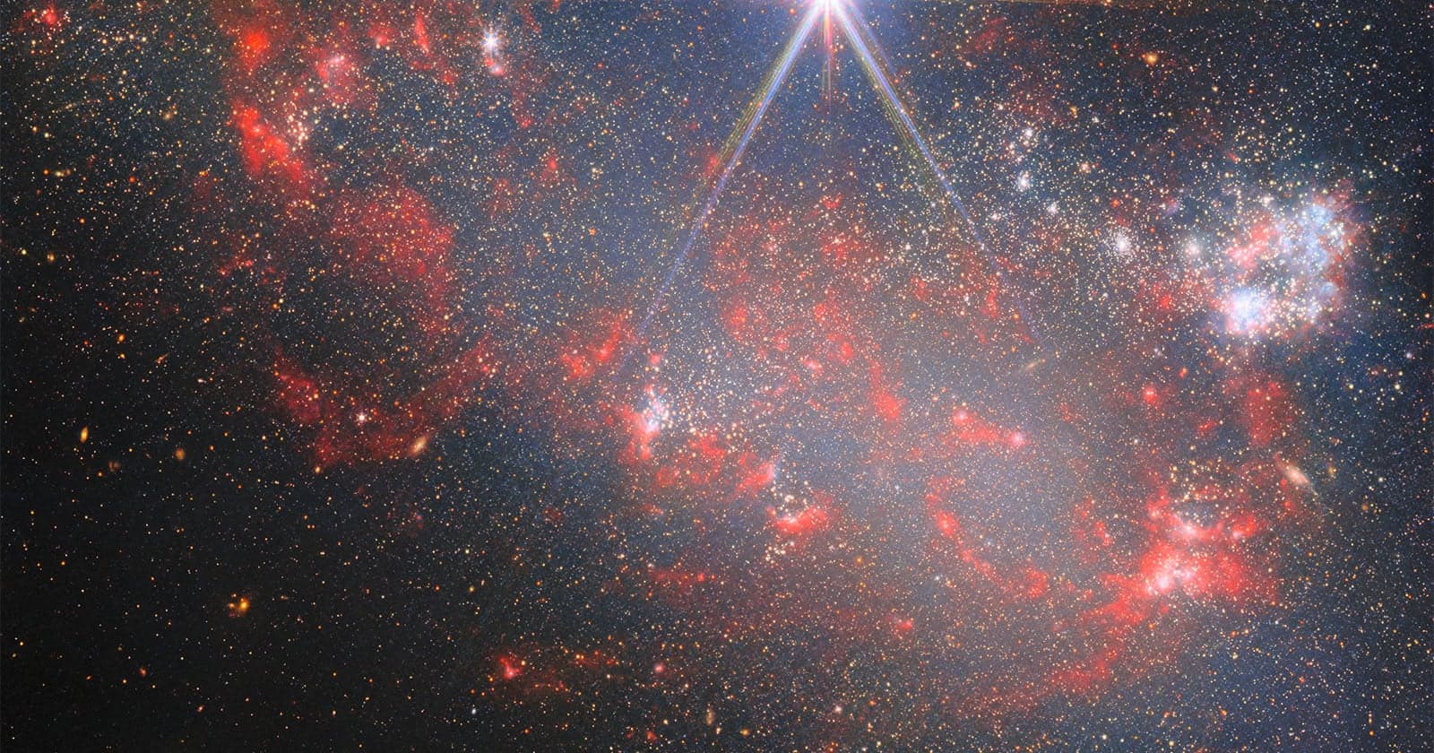Webb Photographs One of the Most Puzzling Galaxies in the Universe