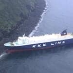 11,687 GT Japanese Ro-Ro Cargo Ship Runs Aground Near Tokyo’s Izu Islands