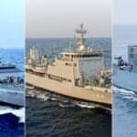 India Commissions 3 Indigenously Built Frontline Naval Platforms In Kolkata