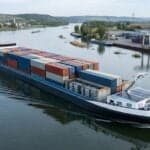 China Delivers First Domestically Built Pure-Electric Export Container Vessel