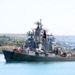 Russian Warship Fires Main Cannon In A Short Notice Test 45 Miles South Of Plymouth,U.K
