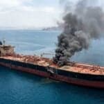 Ship Catches Fire Near Omani Coastline In Strait Of Hormuz