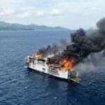 Video: One Dead, Several Missing After Ferry Catches Fire Near Bali