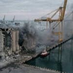 Ukraine’s Odesa Seaport Damaged In Overnight Russian Strike