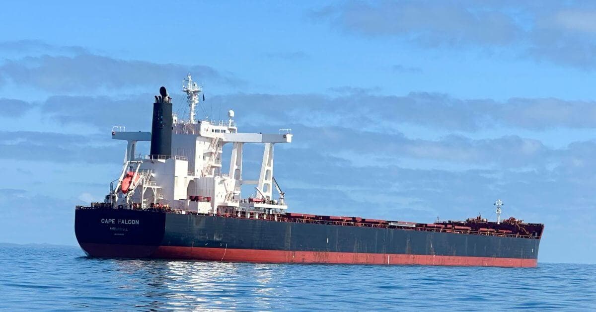 Bulk Carrier Freed After Prolonged Grounding Near Gladstone, Australia