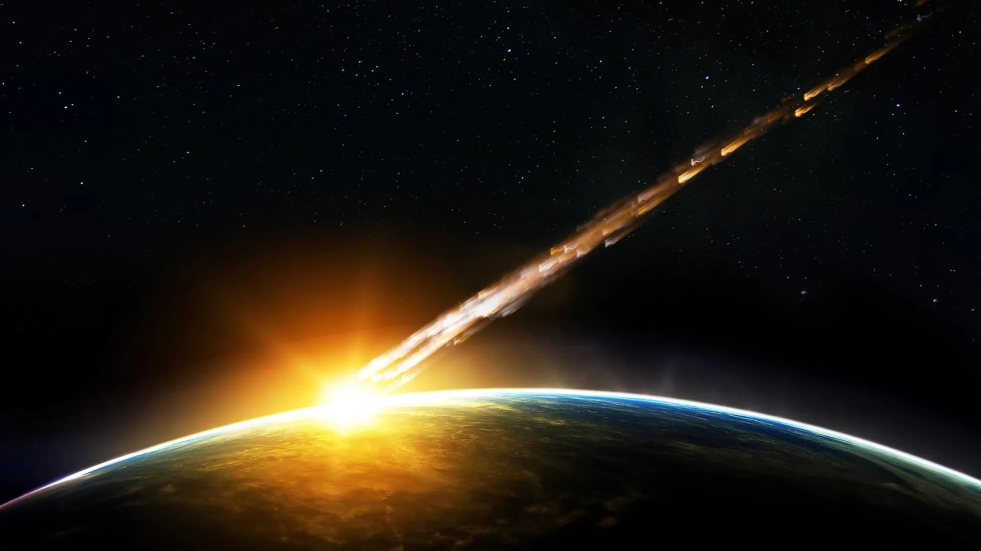 A massive asteroid hit the North Sea and triggered a 330-foot tsunami