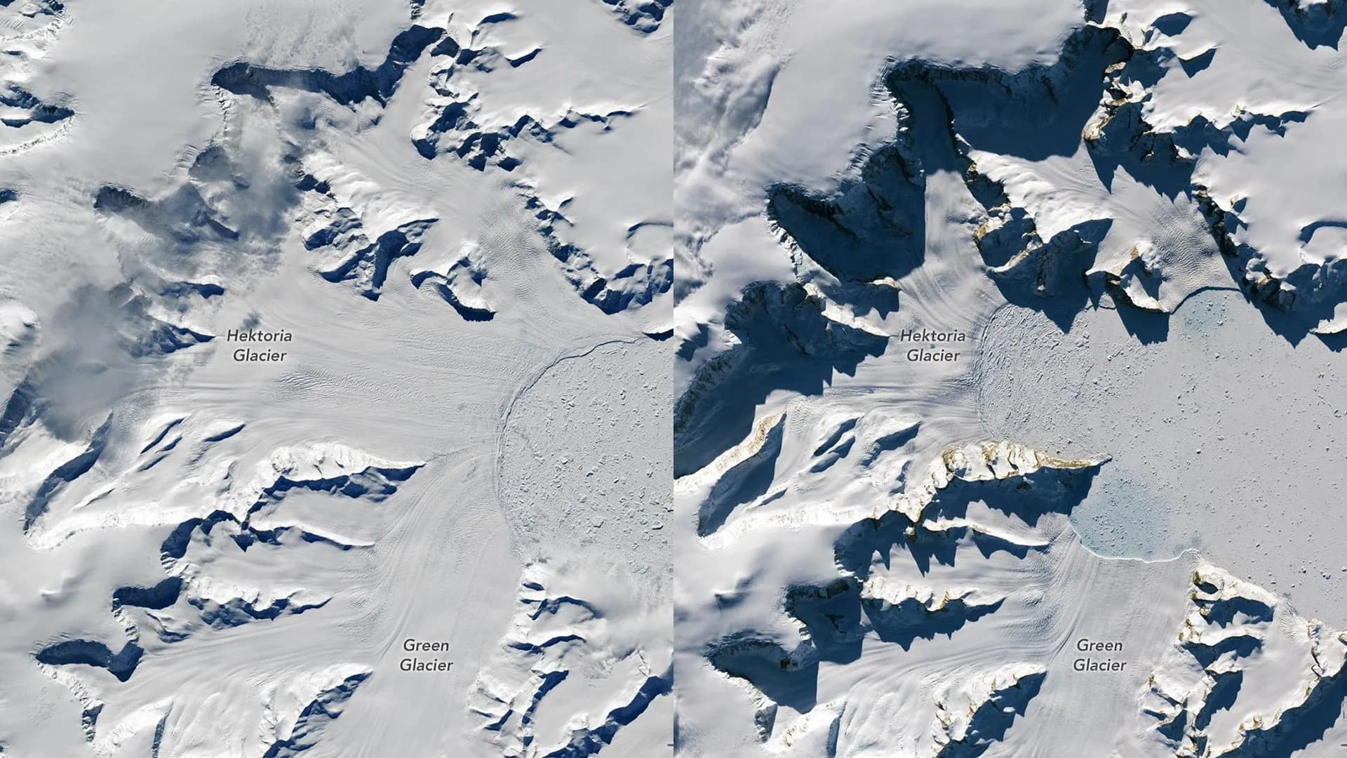 Antarctic glacier collapses at record speed as Hektoria retreats 15 miles in just 15 months