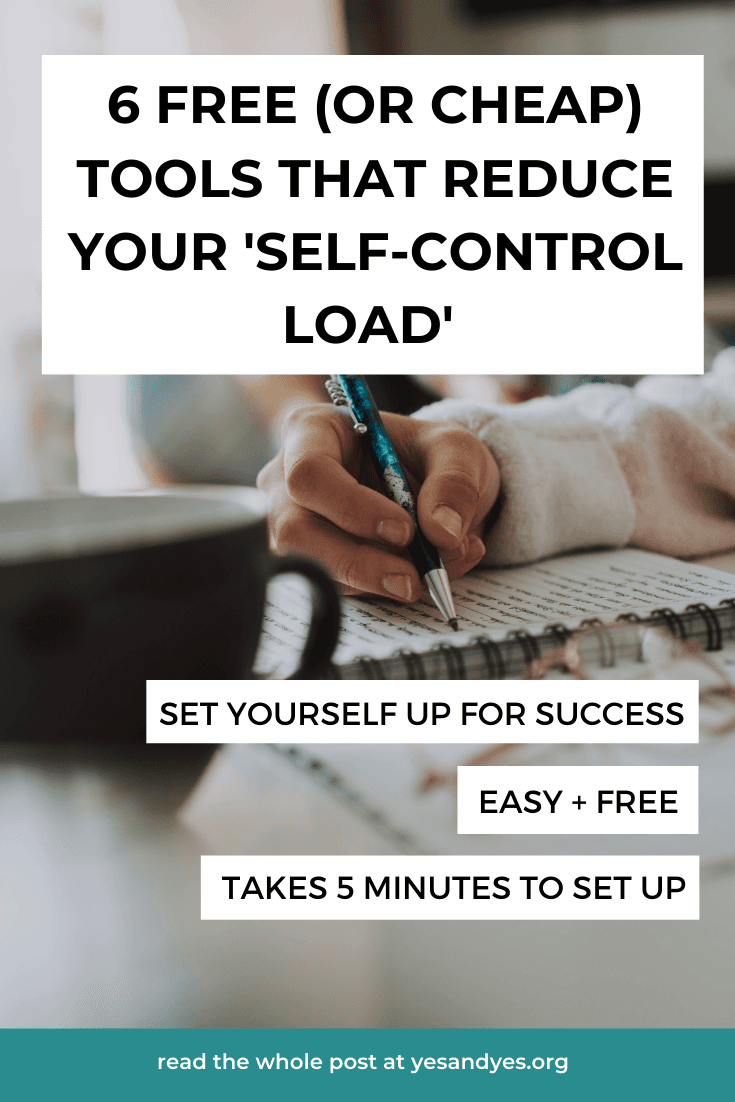 6 Free (Or Cheap) Tools That Reduce Your ‘Self-Control Load’
