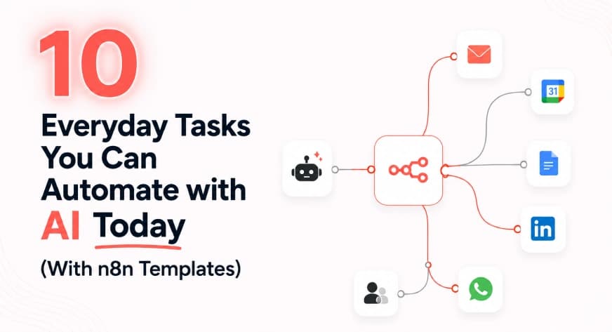 10 Everyday Tasks You Can Automate with AI Today (With n8n Templates)
