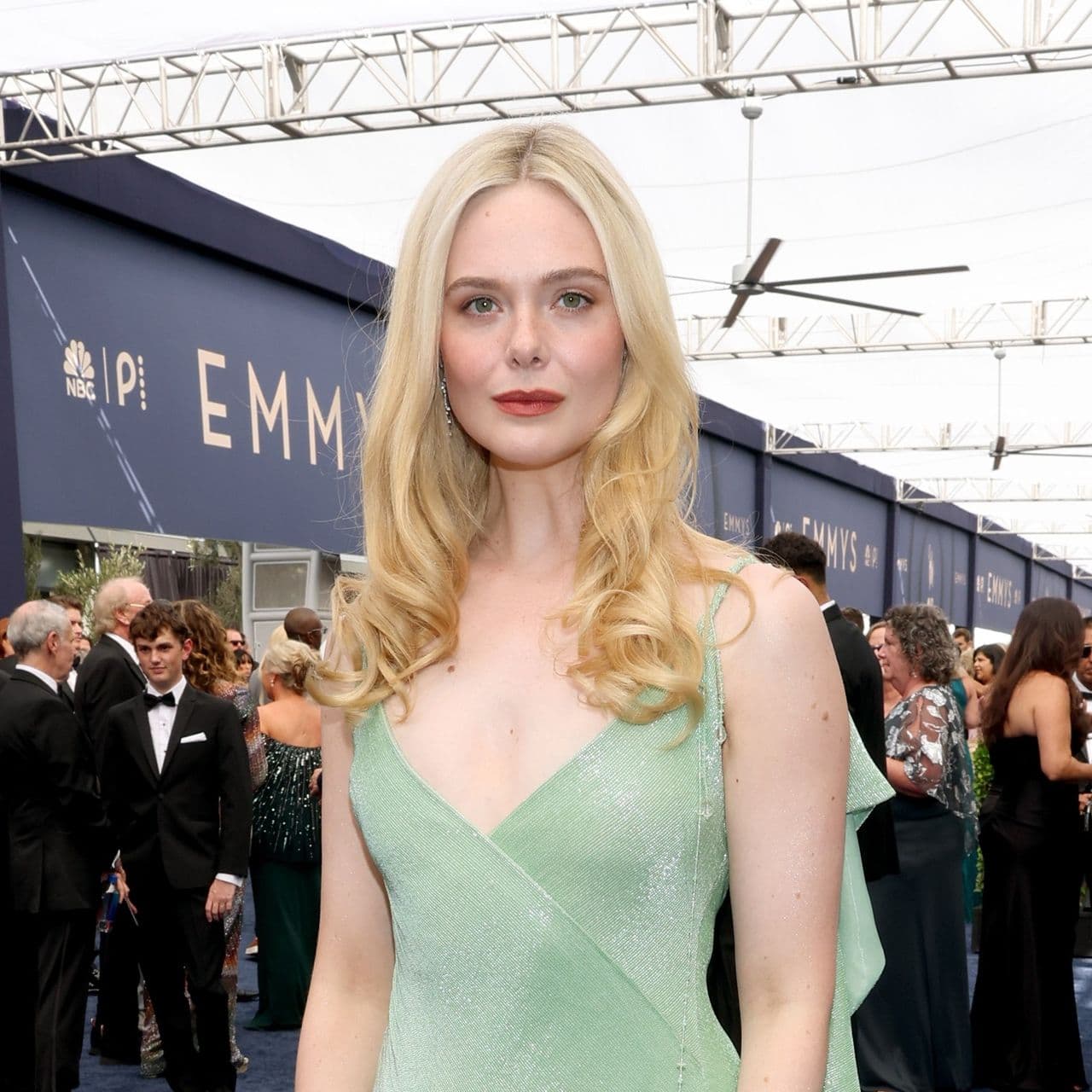 Elle Fanning Ditches Old Hollywood Glamour for a Surprisingly Modern Ralph Lauren Gown at the 2026 Emmys