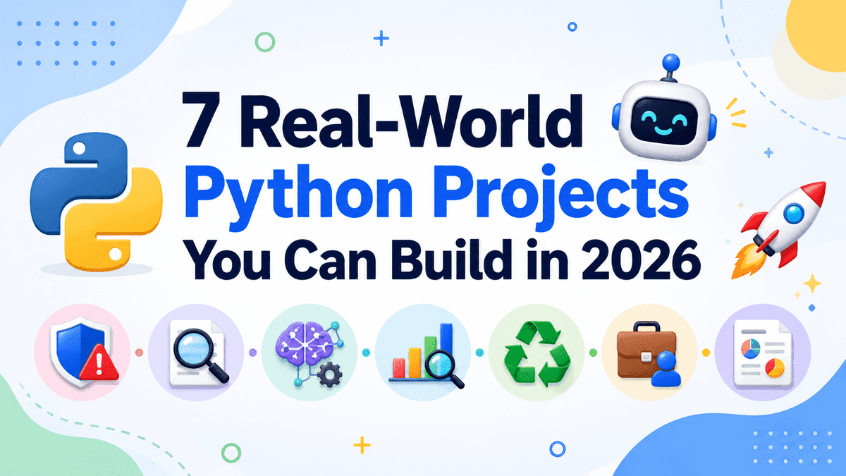 7 Real-World Python Projects You Can Build in 2026 (With Guides)