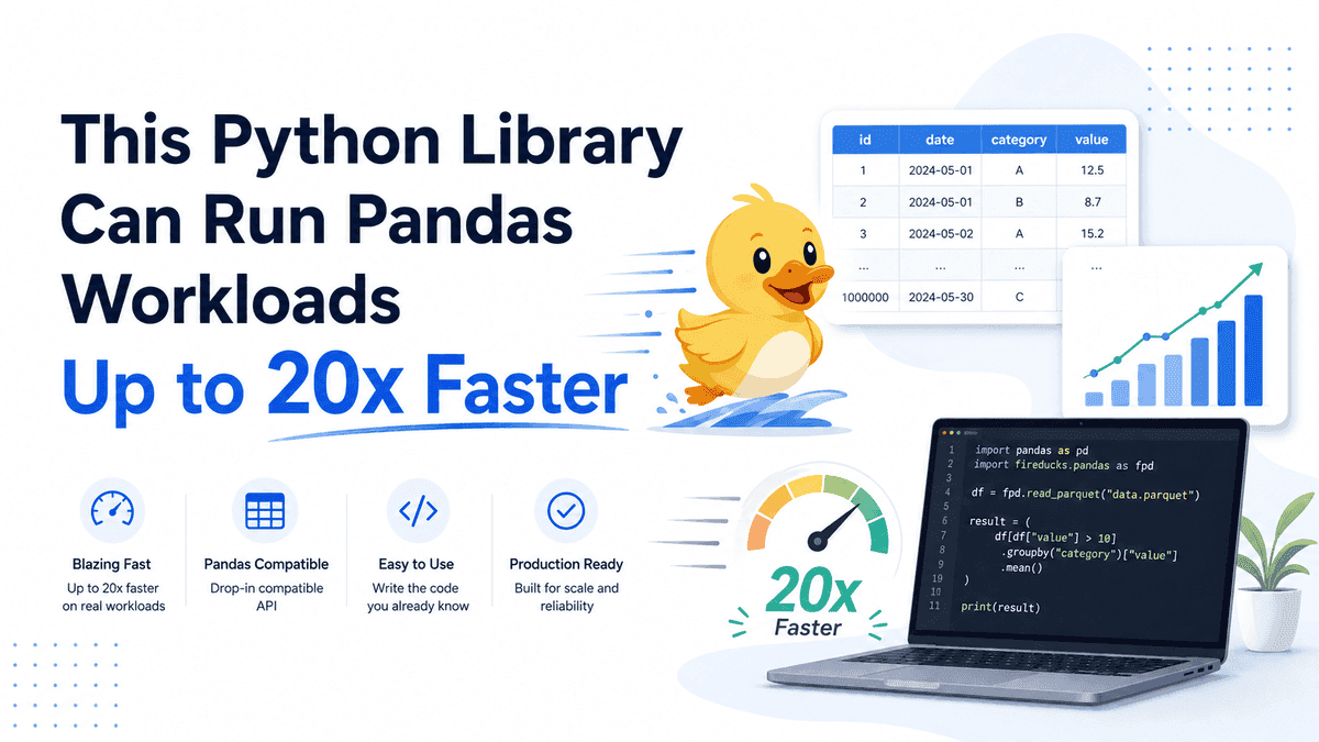 This Python Library Can Run Pandas Workloads Up to 20x Faster