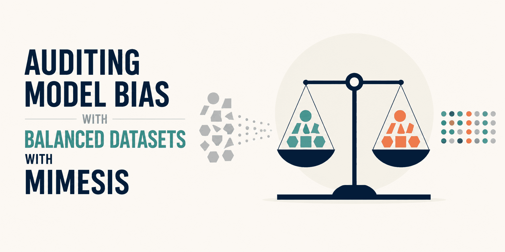 Auditing Model Bias with Balanced Datasets with Mimesis