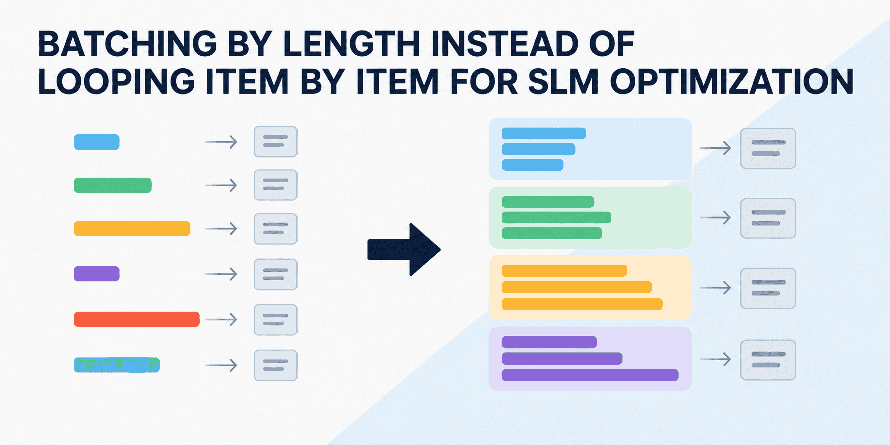 Optimize SLM: Batch Data Length, Not Individual Items