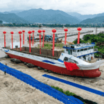 China Launches Largest Hydrogen-Powered Inland Cargo Ship Yun Tao No. 1