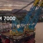 World’s Third Largest Crane Ship Transits Dardanelles, Leaving Traffic Temporarily Suspended