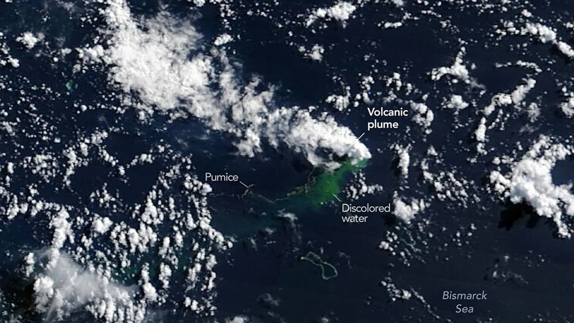 NASA satellites are watching Earth's newest island rise from the sea