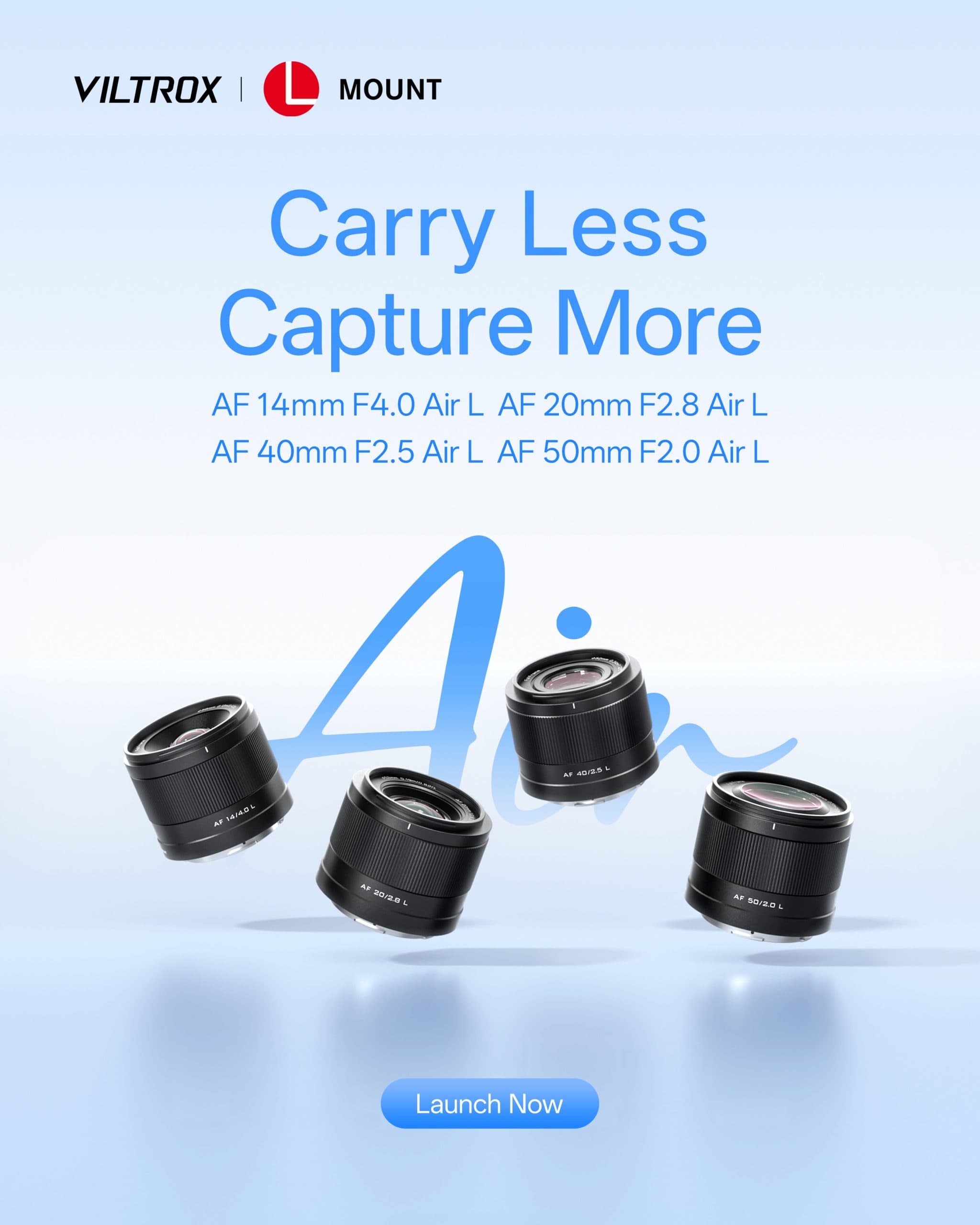 Viltrox Expands L-Mount Lens Collection with Four Vibrant New Optics